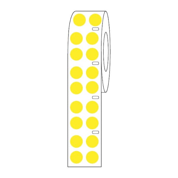Label Roll, Cryo, Direct Thermal, 22x22mm, for Microscope Slides, White, 1000PK